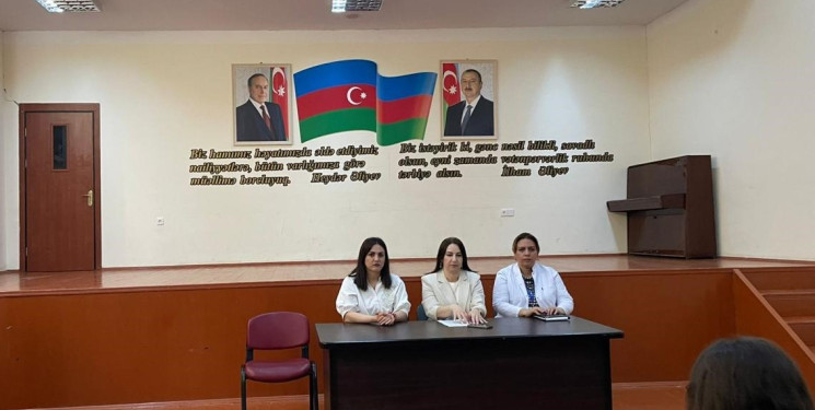 “Zərərli vərdişlərə yox deyək!” və “Sosial şəbəkənin mənfi təsirləri” mövzusunda maarifləndirici tədbir